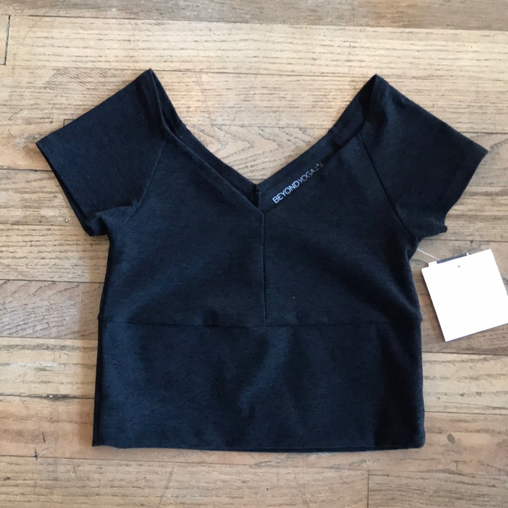 Black as Night crop top